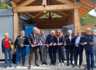 Inauguration du chalet de la faune sauvage à Faverges-Seythenex